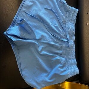 90 Degree By Reflex Sky Blue Workout Shorts